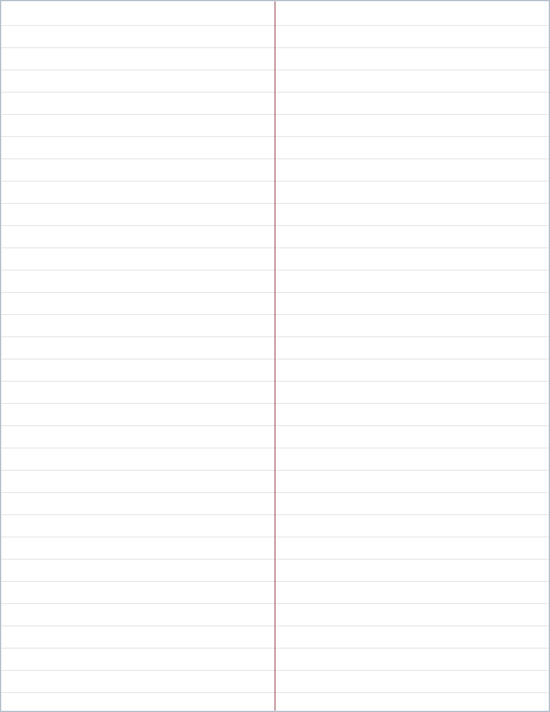 Steno / Gregg printable paper, US Letter