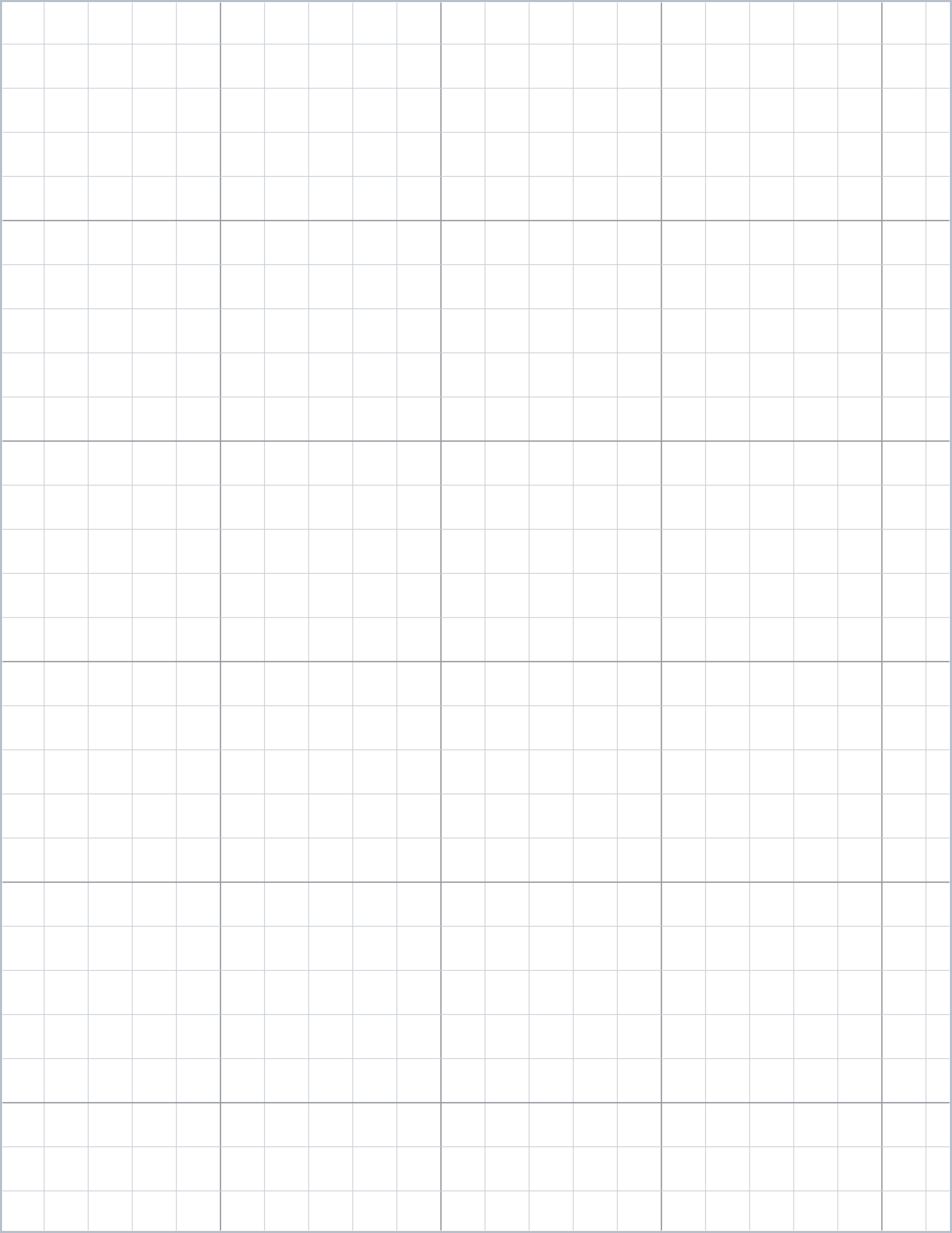 Graph 10 mm printable paper, US Letter