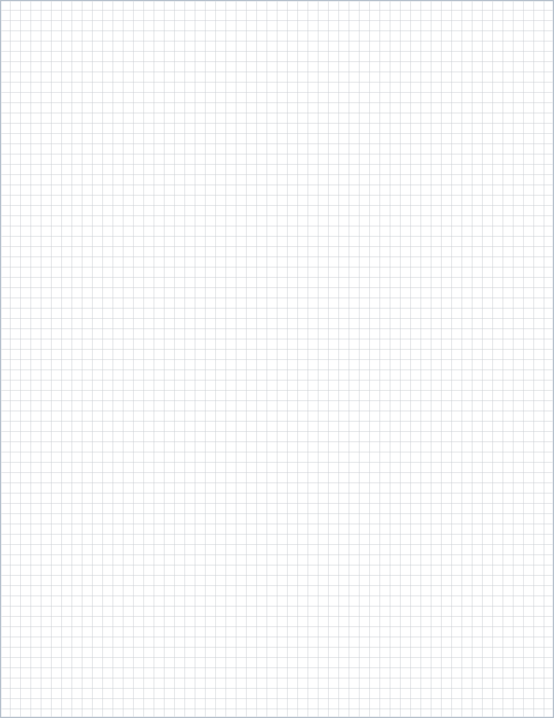 Graph 4 mm printable paper, US Letter