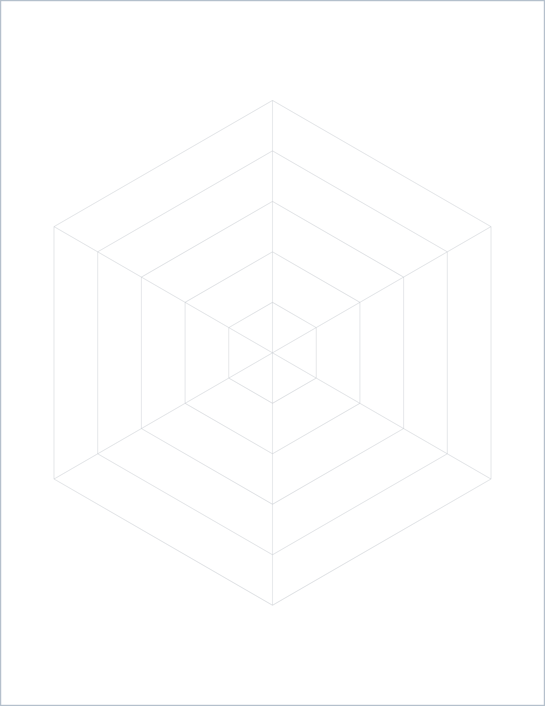 Radar / spider printable paper, US Letter