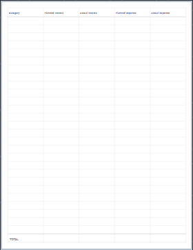 Budget printable paper