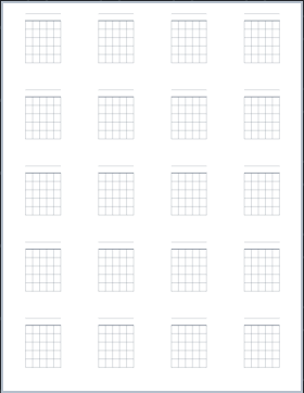Chord boxes printable paper